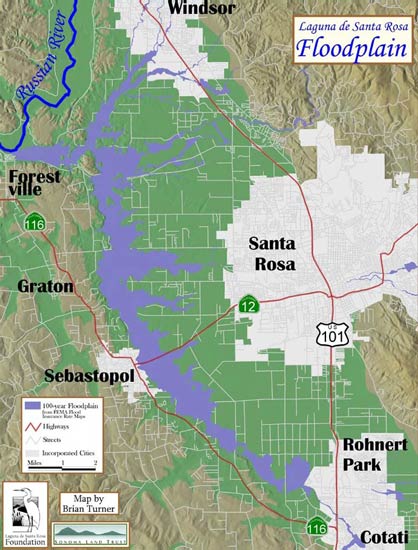 Google Map Santa Rosa