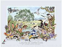 Laguna de Santa Rosa Wildlife Poster